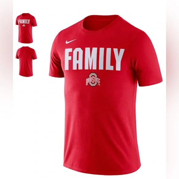 OHIO STATE BUCKEYES RED NIKE VERB SHORT SLEEVE T SHIRT SZ XL - Picture 2 of 6